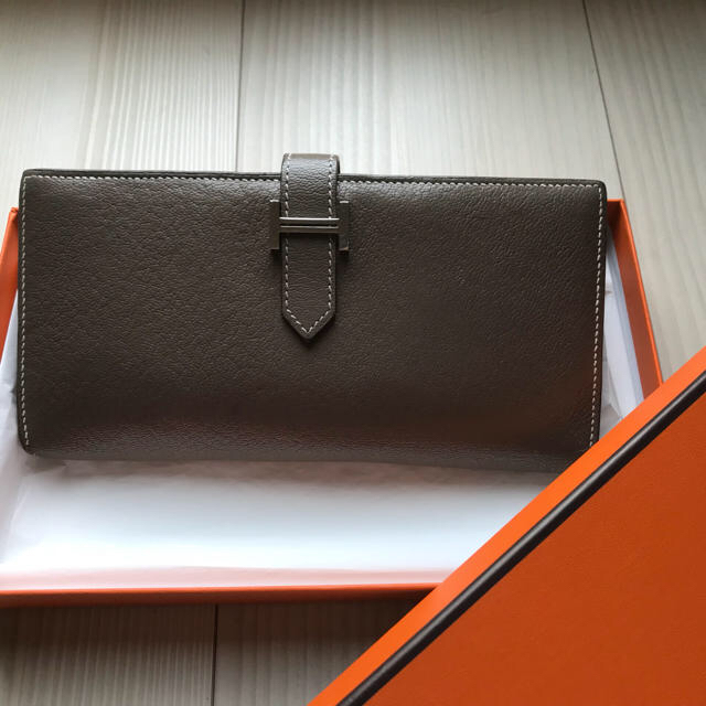 HERMES - 最終値下げ☆HERMES ベアンスフレ シェーブルエトゥープ used 本物