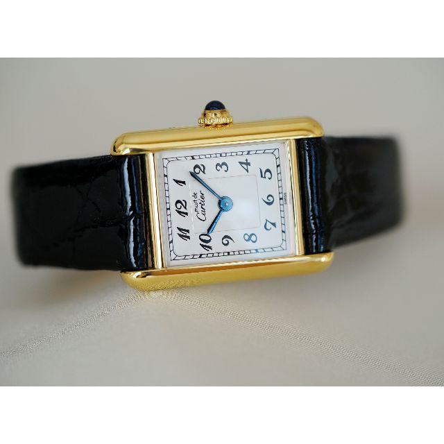 Cartier - 美品 カルティエ マスト タンク アラビアインデックス SM Cartier