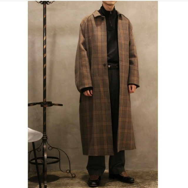 SUNSEA - SUNSEA 19AW Caramel Check Coat 【Size2】