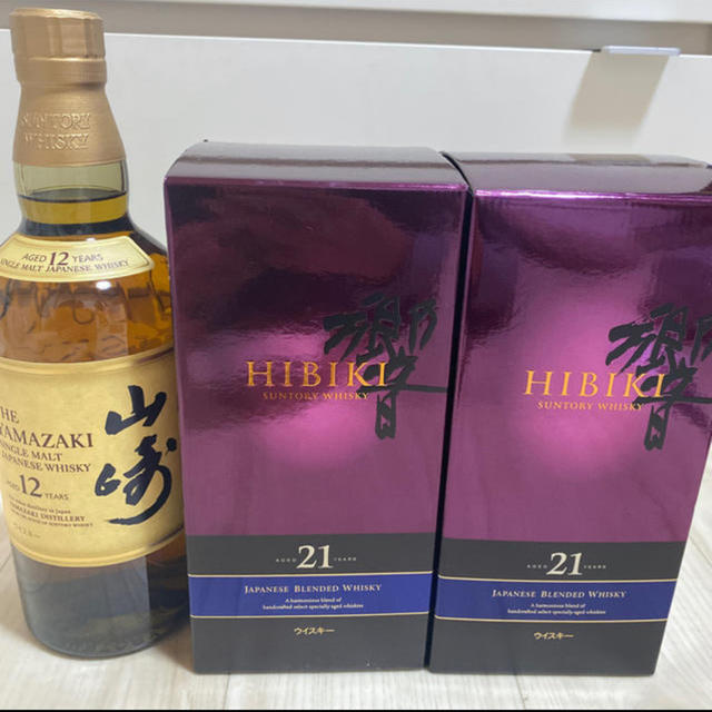 サントリー - 山崎12年1本　響21年2本