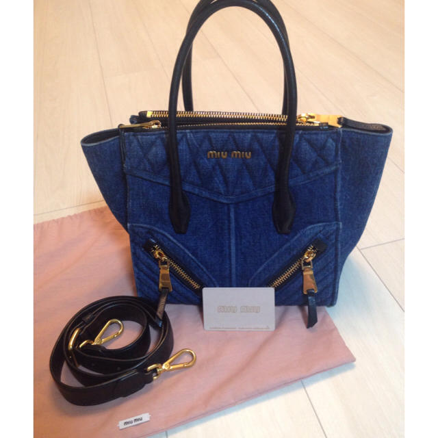 MIU MIU - 美品✨2wayバイカーデニム