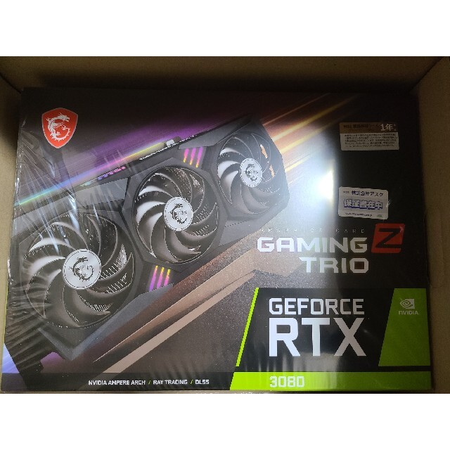PCパーツ GeForce RTX 3080 GAMING Z TRIO 10G