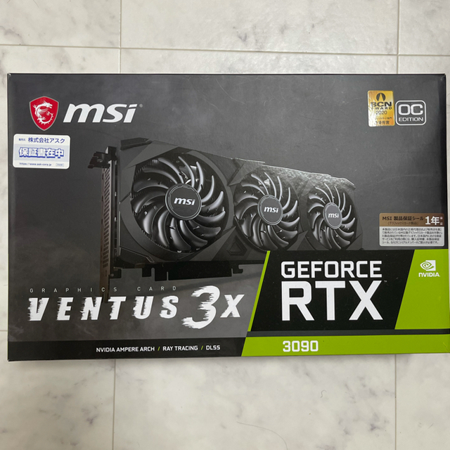 PCパーツ RTX 3090 VENTUS 3x