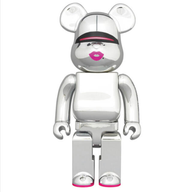 MEDICOM TOY - BE@RBRICK SORAYAMA × 2G SILVER Ver.1000%