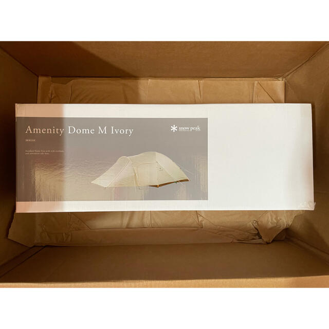 Snow Peak - 未使用品　Snow Peak アメニティドームM アイボリー　USA限定品