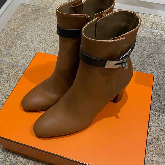 HERMES - 新品　サンジェルマン　38 シルバー金具　エルメス　Hermes ショートブーツ