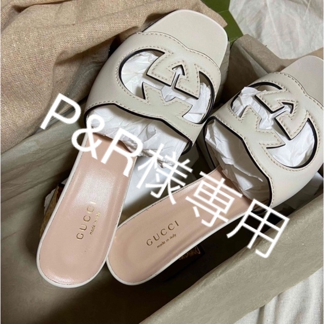 GUCCI - 新作　Gucci グッチ　サンダル　インターロッキングG カットアウト