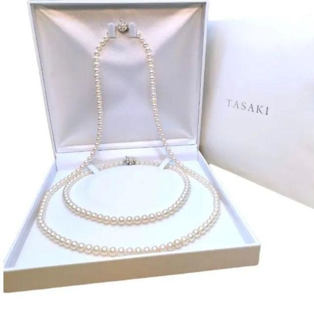 TASAKI - 匿名配送 ２本 TASAKI 田崎真珠 ネックレス パール 真珠 真贋鑑定済