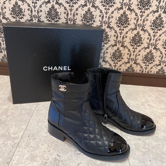 CHANEL - CHANEL ターンロック　ショート　ブーツ　size 37 1/2