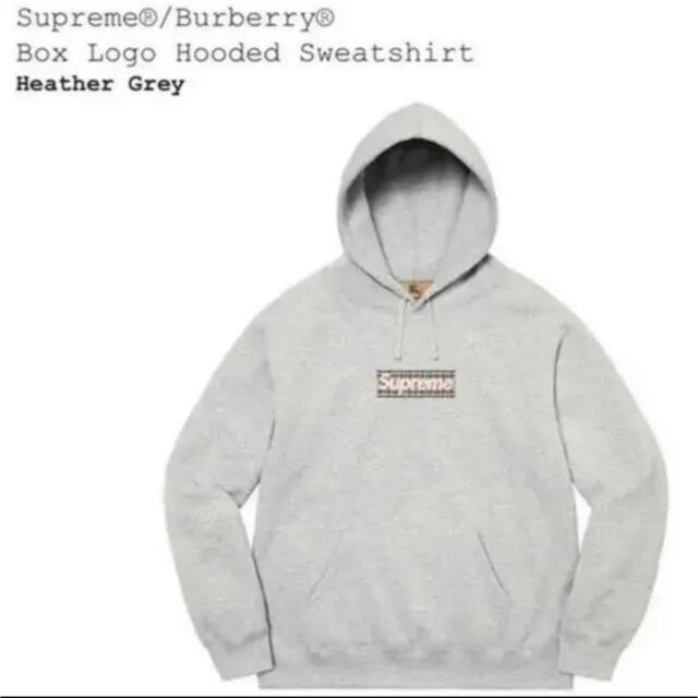 パーカー Supreme - Supreme Burberry Box Logo Hood Sweat