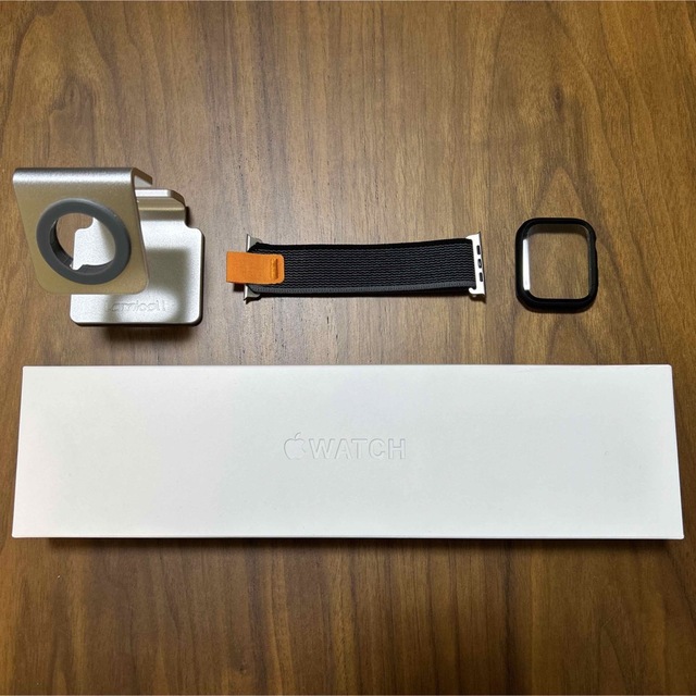 Apple Watch - 充電スタンド付 apple watch series8 45mm スターライト