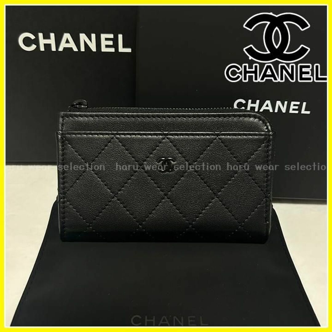 CHANEL - CHANEL　フラグメントケース　ミニ財布　カードケース　ブラック