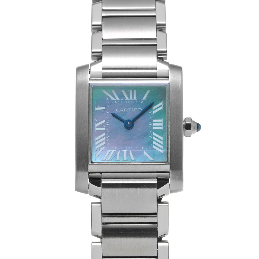 Cartier - 中古 カルティエ CARTIER W51034Q3 ブルーシェル レディース 腕時計