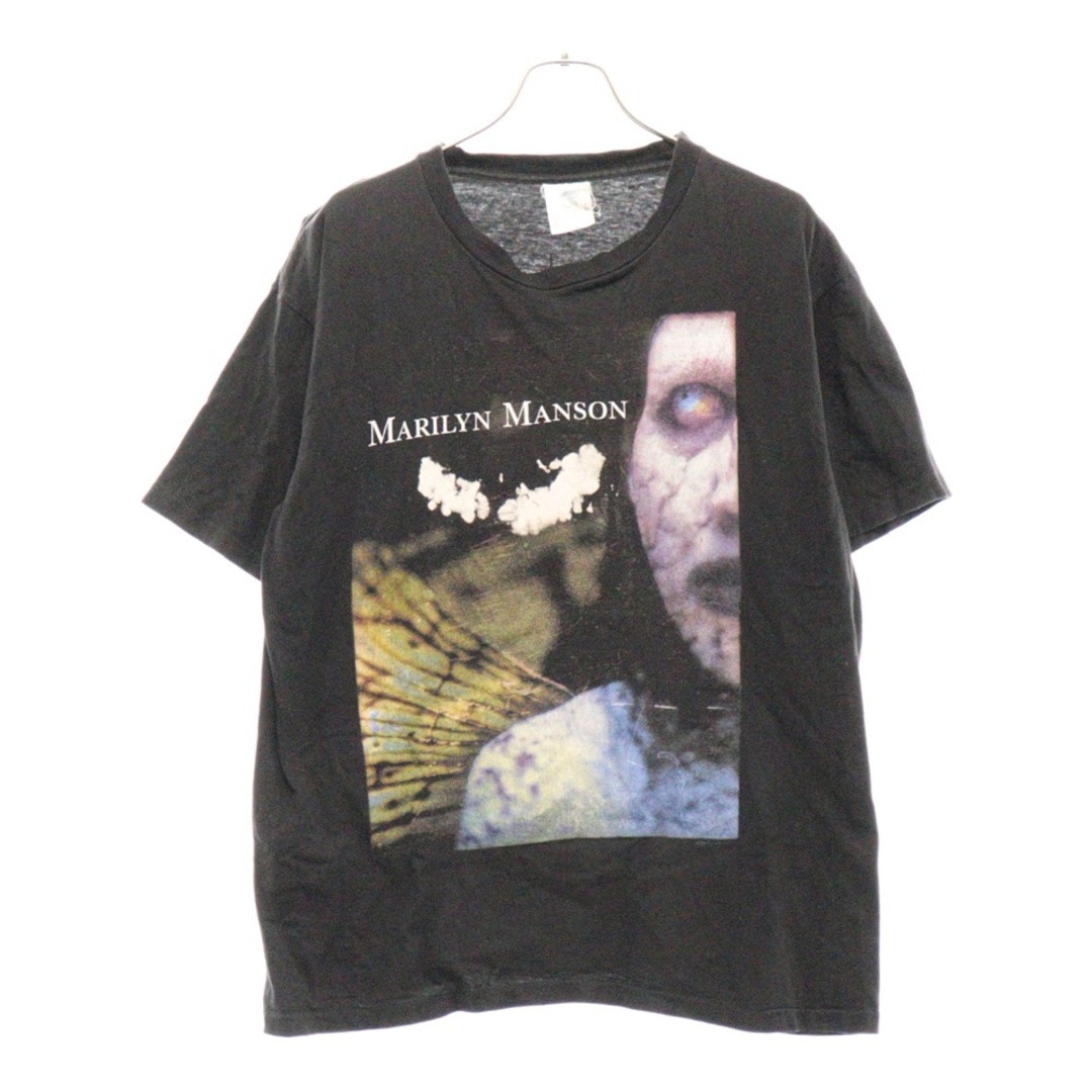 VINTAGE ヴィンテージ 90S VINTAGE MARILYN MANSON ANTICHRIST SUPERSTAR マリリンマンソン プリント半袖カットソー ヴィンテージTシャツ ブラック