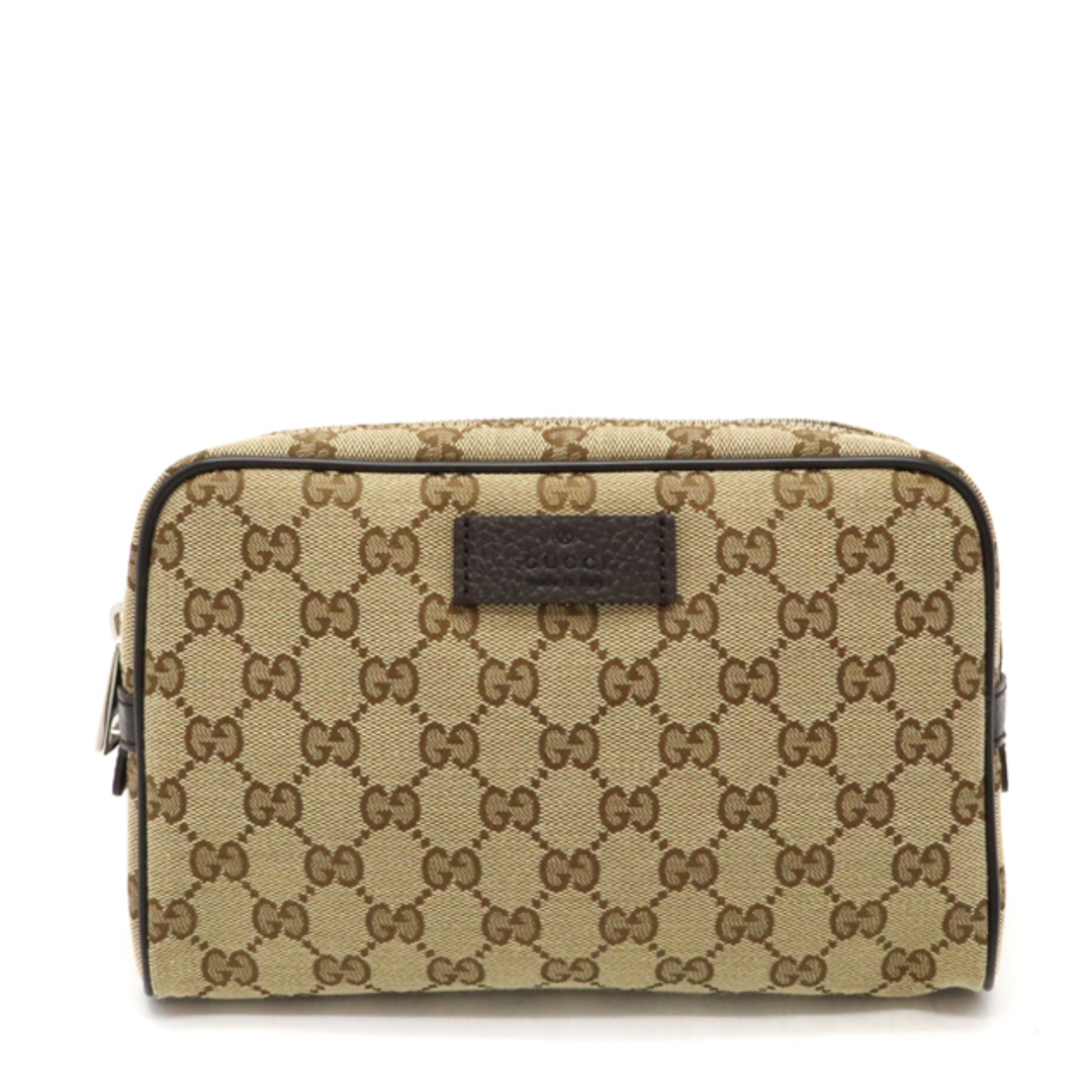 GUCCI - グッチ GGキャンバス ボディバッグ ウエストバッグ （12490060）