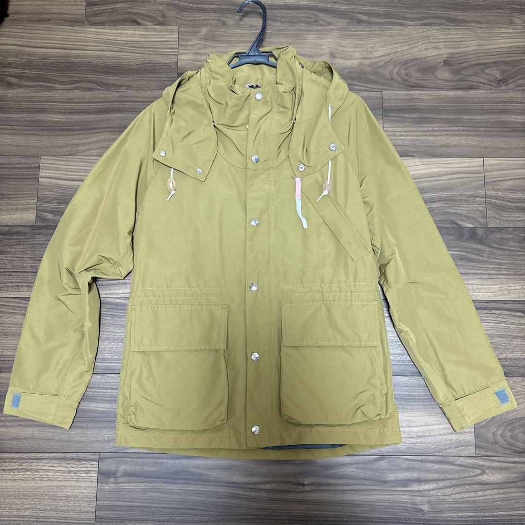 ベージュ マウンテンパーカー メンズ