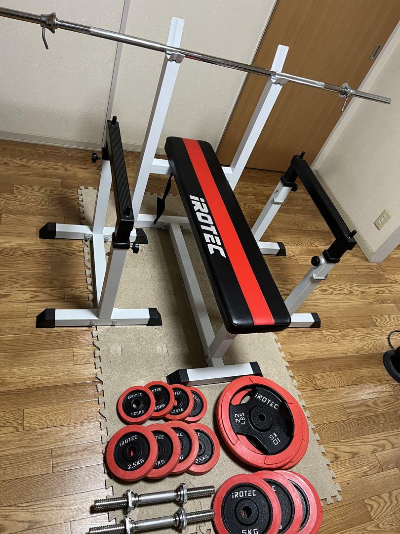 アイロテック　ベンチプレス70kgセット