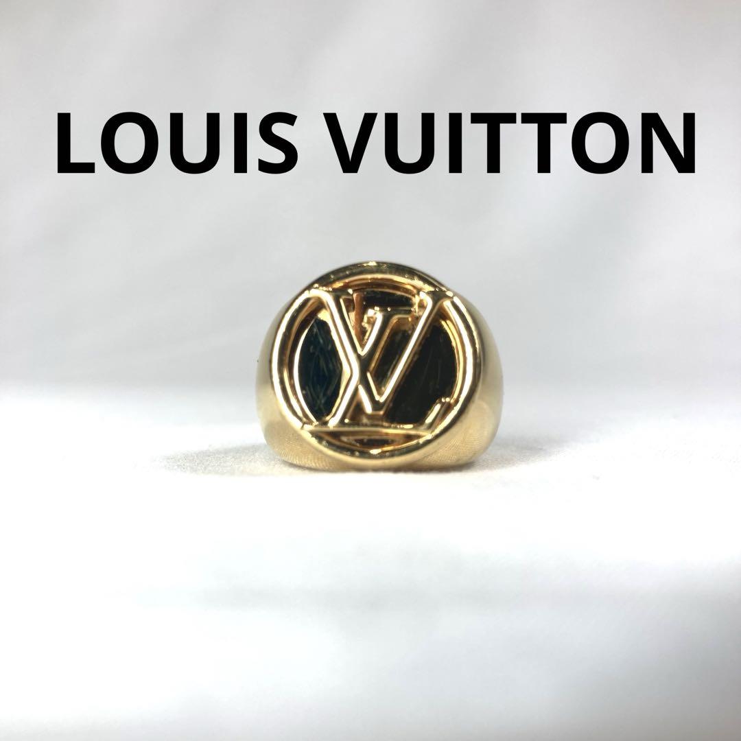 美品✨Louis VuittonゴールドリングL16号M64286 LE0178