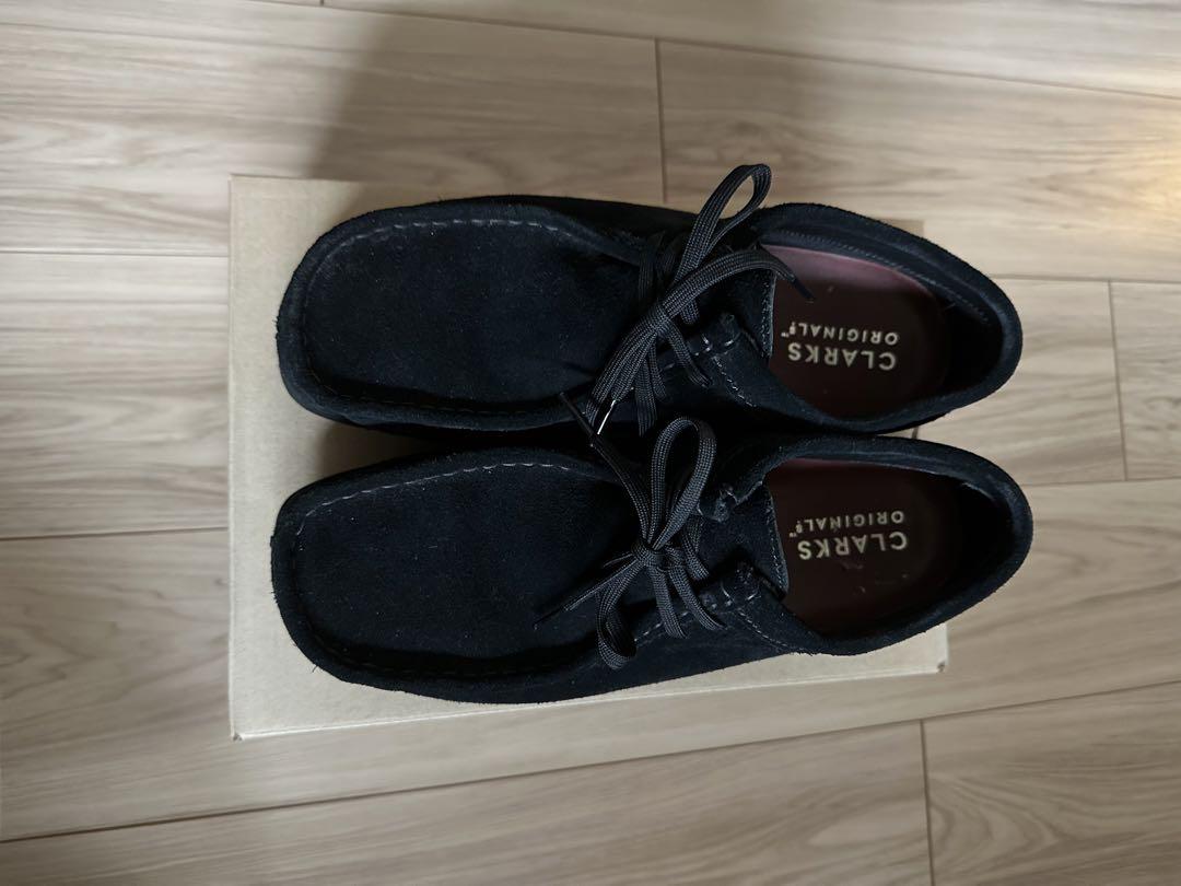 靴 clarks wallabee gore-tex