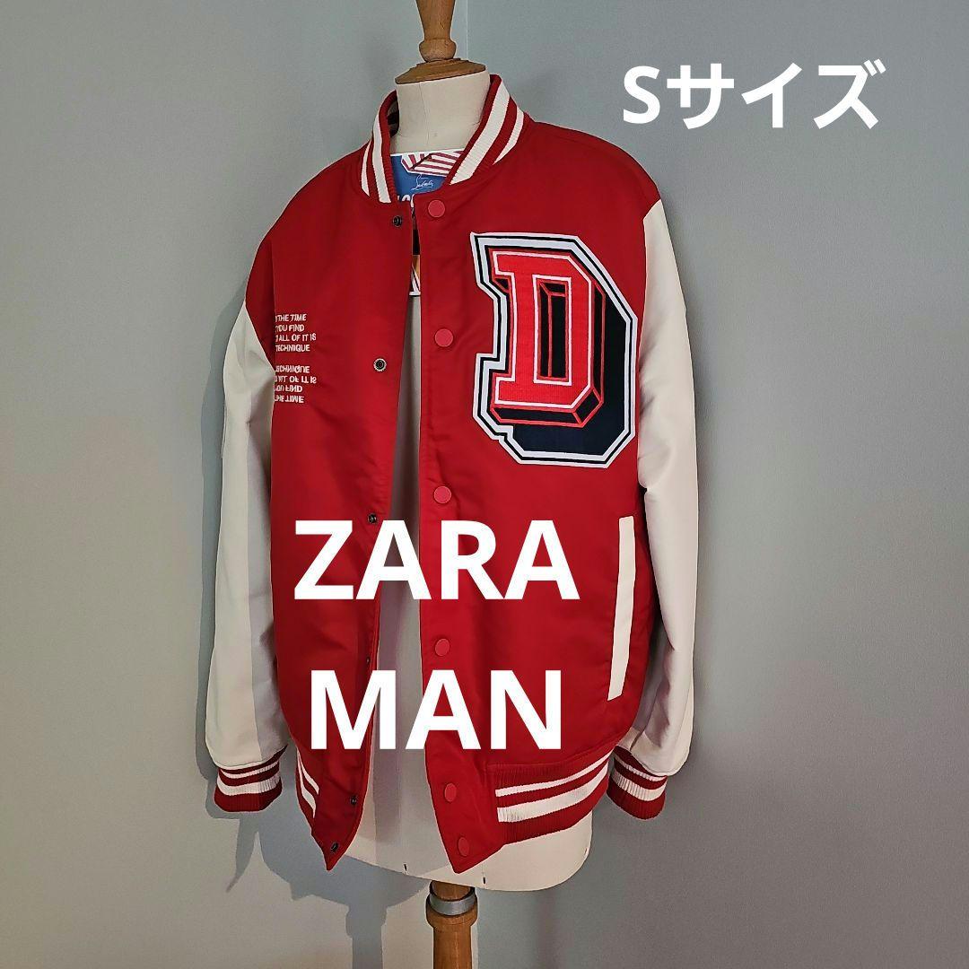 ZARA メンズ スタジャン レッド
