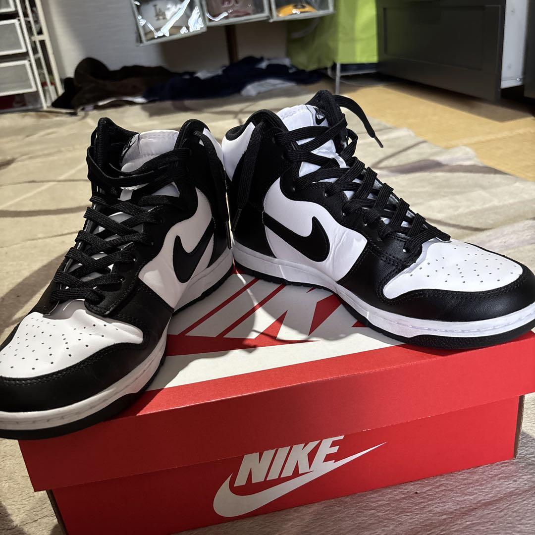 Nike Dunk HI RETRO チャンピオンシップホワイトus9.5