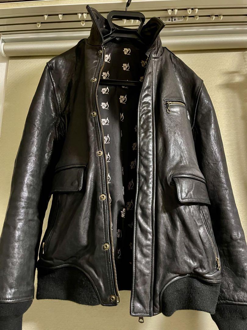 ◆JACKROSE レザーライダースジャケット XL schott avirex
