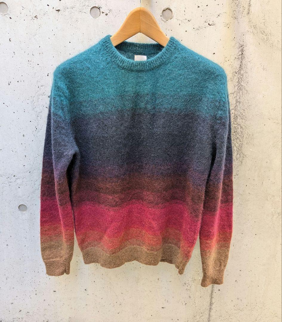 18AW マルチ グラデーション モヘア ニット セーター
