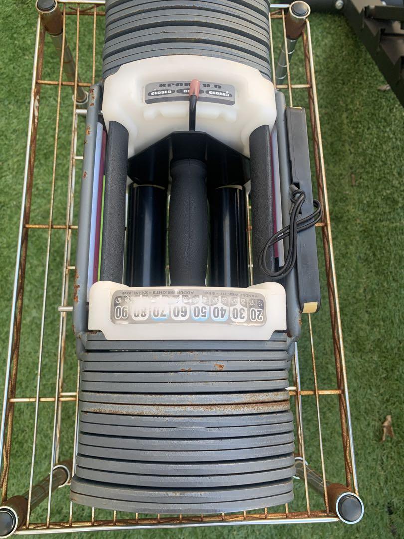 直接引取限定ペア可変式ダンベルパワーブロック40.5kg POWER BLOCK