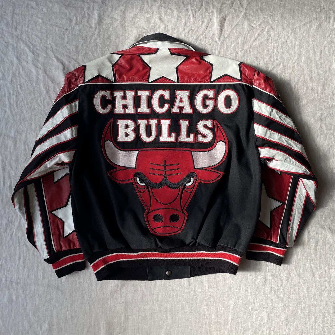 90s USA JEFF HAMILTON BULLS ブルズ NBAスタジャン