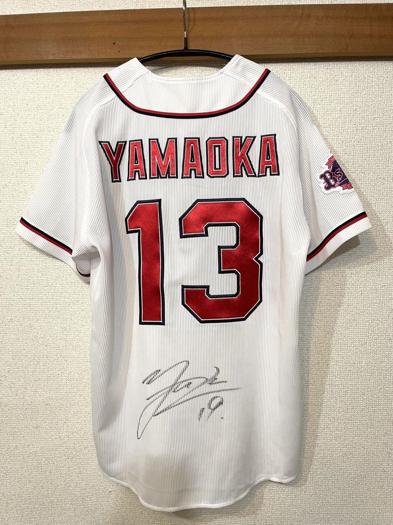 オリックスバファローズ　山岡泰輔　ハイクオリティユニフォーム　直筆サイン入り