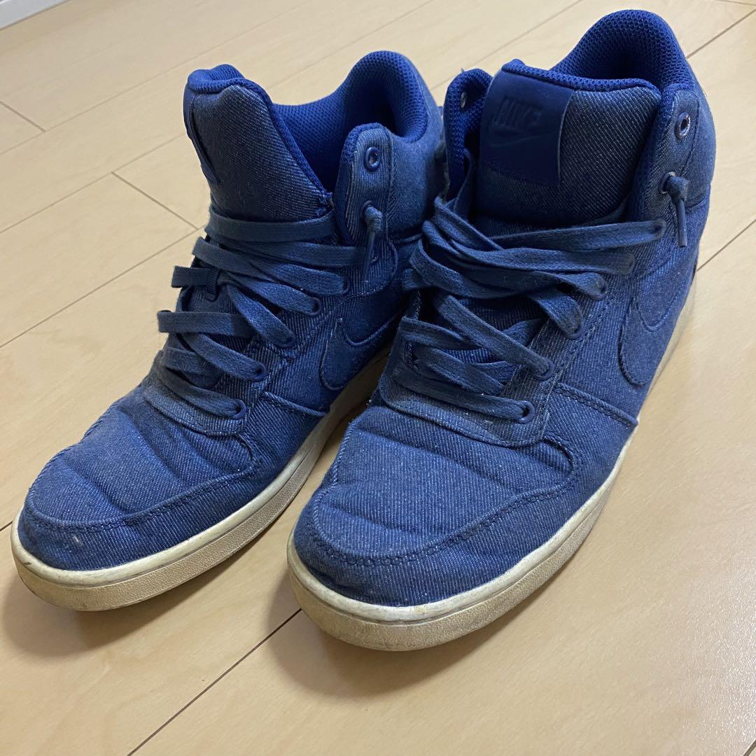 NIKE ハイカットスニーカー　デニム