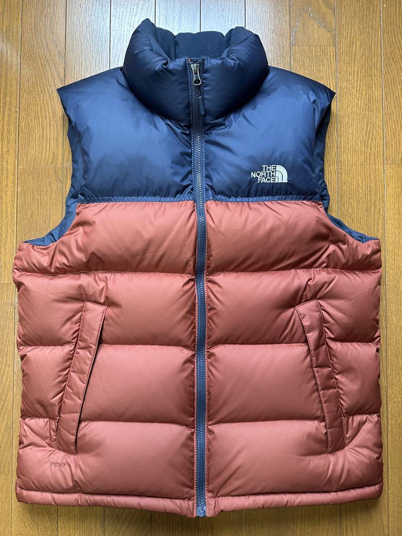 THE NORTH FACE  ダウンベスト Mサイズ ブラウン ネイビー