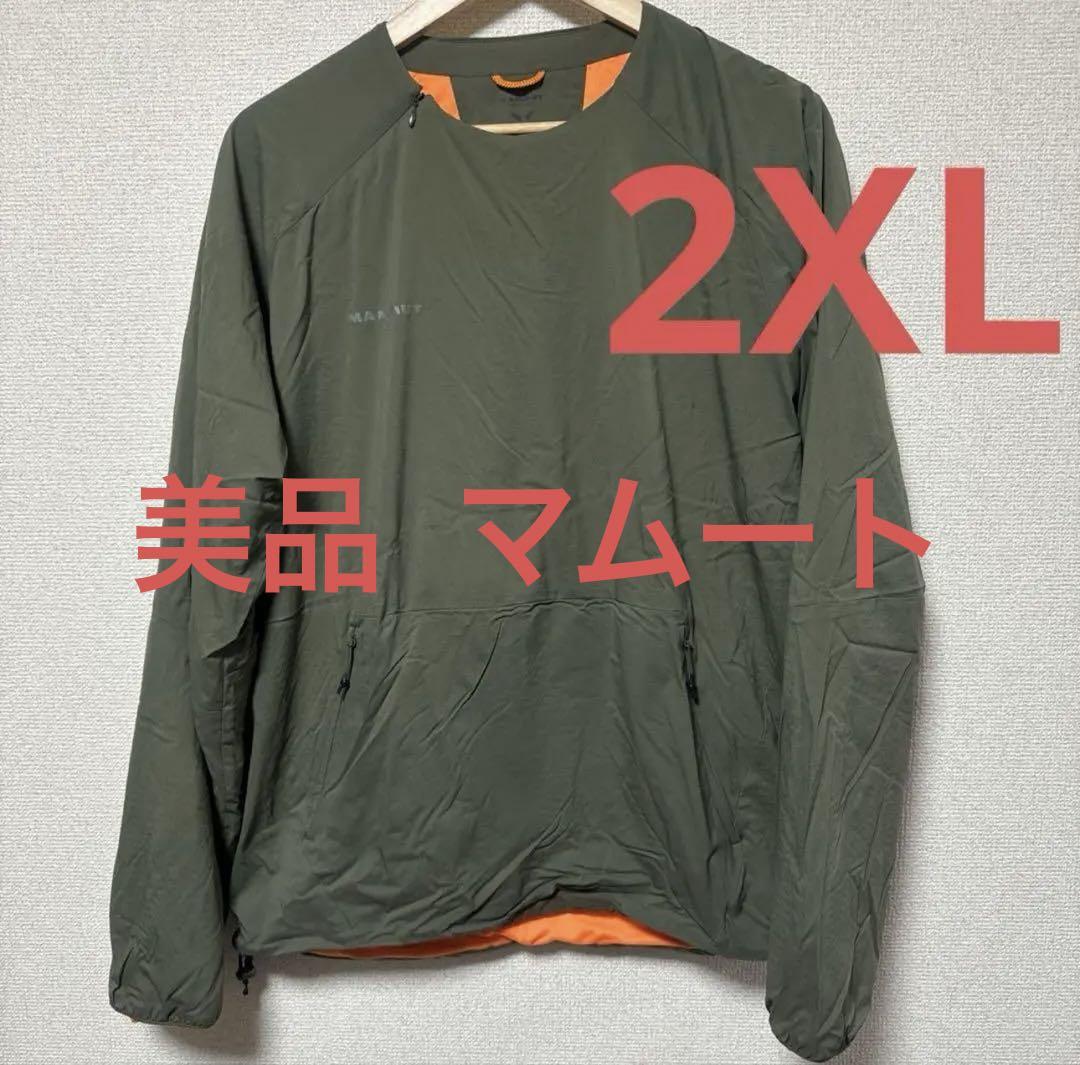 美品 マムート/Seon IN Crew Neck AF Men/カーキ