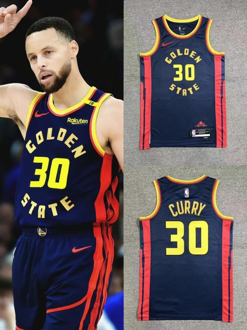 新品25シーズン NBAウォリアーズ カリー ユニフォーム