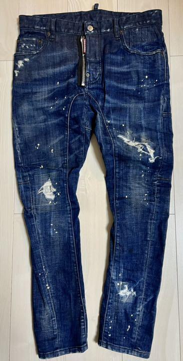 【美品】DSQUARED2 ディースクエアード バイカー ジップ 44