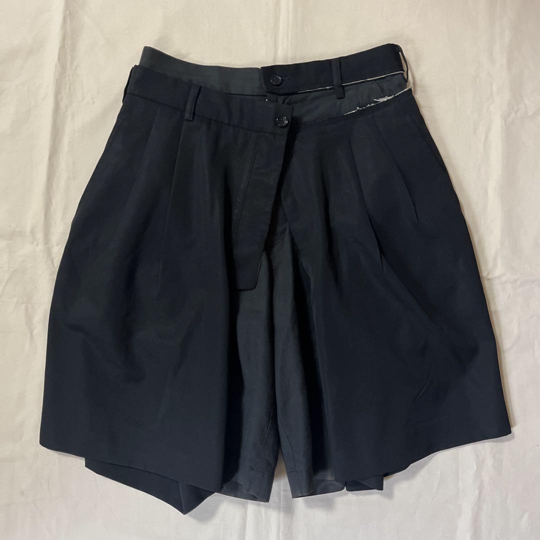 comme des garcons コムデギャルソン 2重レイヤードショーツ S