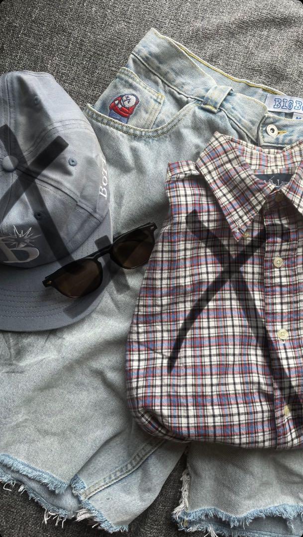 polar skate co. bigboy shorts デニムショーツ