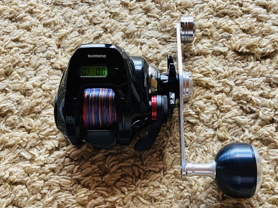 美品 シマノ 純正 19 炎月 CT 150HG 夢屋 パワーバランスハンドル付