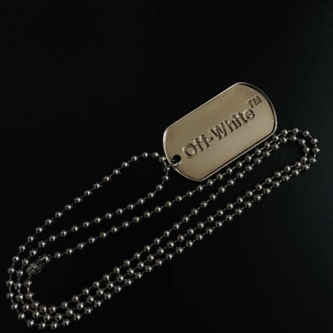 off-white ドッグタグ ネックレス