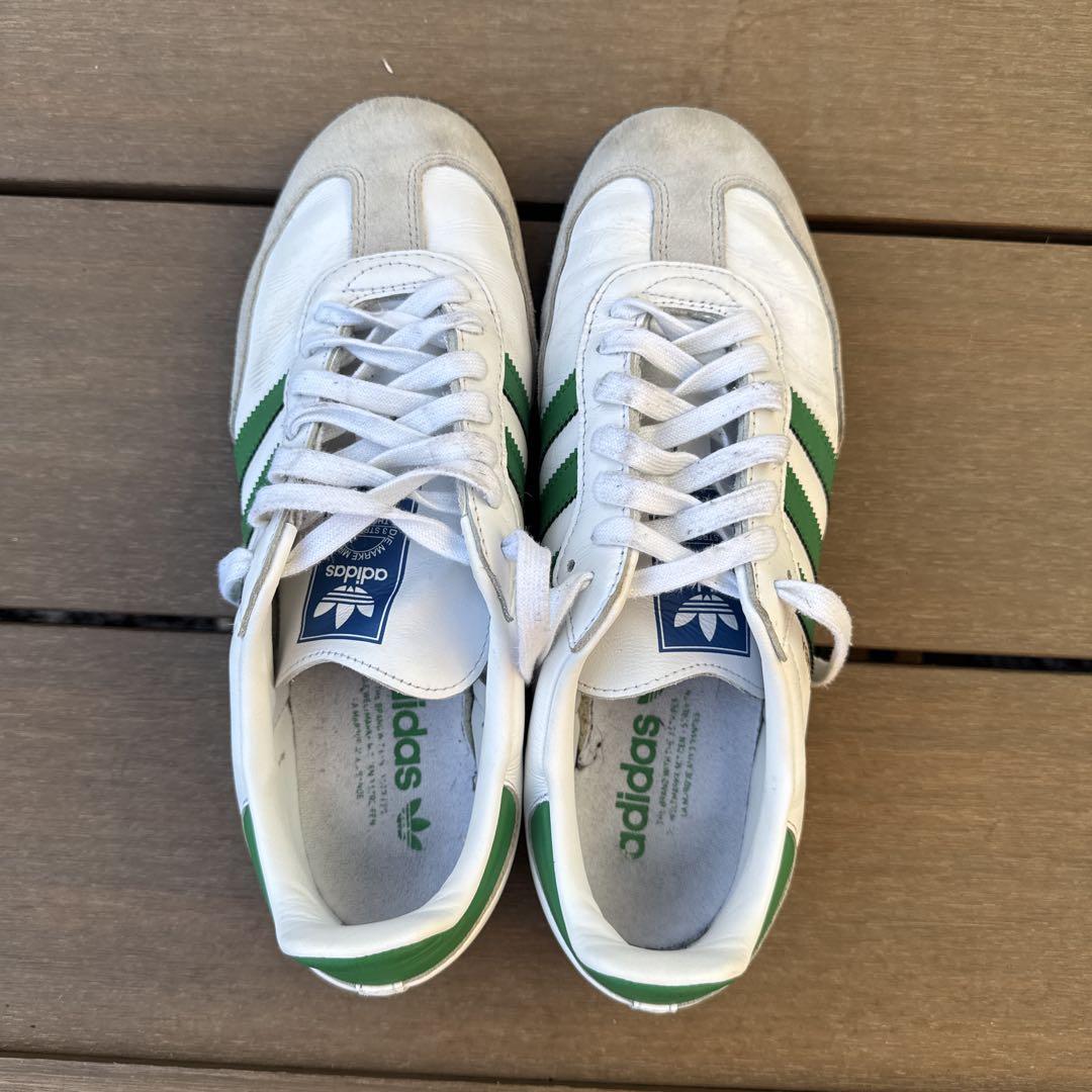 adidas Samba OG ホワイト/グリーン