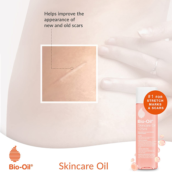 Scars Helps reduce the appearance of both new and old scars.